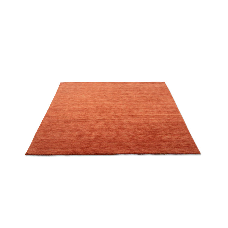 Theko Hand Loomed Wool Terracotta Rug Wayfair.co.uk